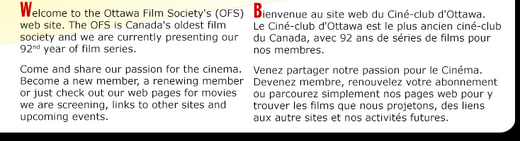 Welcome/Bienvenue
